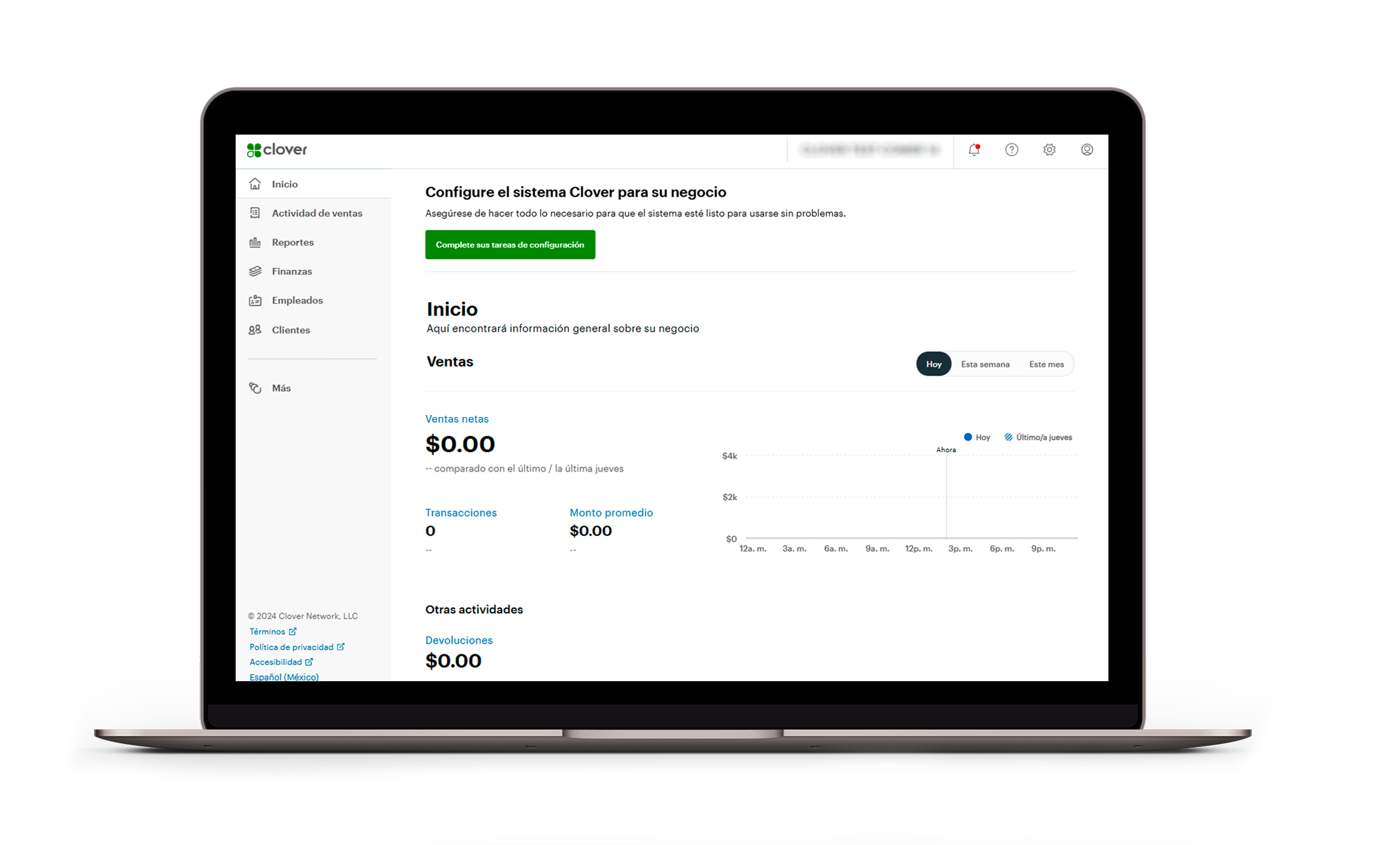 clover dashboards